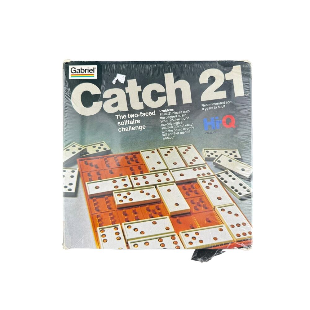 Vintage Catch 21 Solitaire Game by Gabriel Games New Sealed
